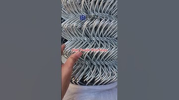 Galvanized Cyclone Wire Mesh, Zinc Coated Steel Chain Link Fence Fabric, High Tensile Wire Fence