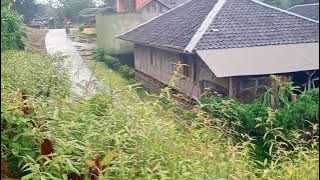 Suasana Pagi Hari Kampung Citaleus Desa Kertamukti Sindangbarang