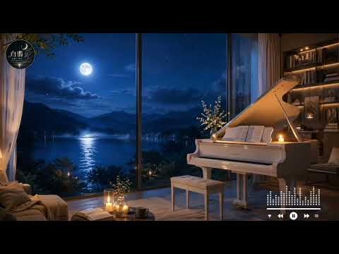 🌙 夜色｜Moonlight Piano｜Relaxing Study Music｜讓琴聲與夜色，陪伴每一個專注的時刻#輕音樂放鬆 #讀書 #睡眠音樂 