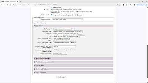 Opening a Completed MyOpenMath Assessment for Students to Review