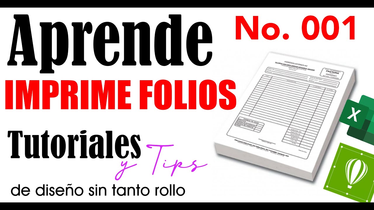 Imprimir folios corel y excel