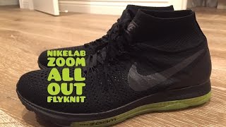nike zoom all out flyknit black