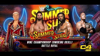 FULL MATCH-WWE2K23 SMACKDOWN ROMAN REIGNS VS THE ROCK VS CODY RHODES VS SETH ROLLINS  FATAL 4-WAY