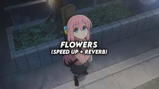 Nightcore - flowers lyrics (speed up + reverb) Resimi