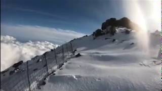 富士山 滑落 動画