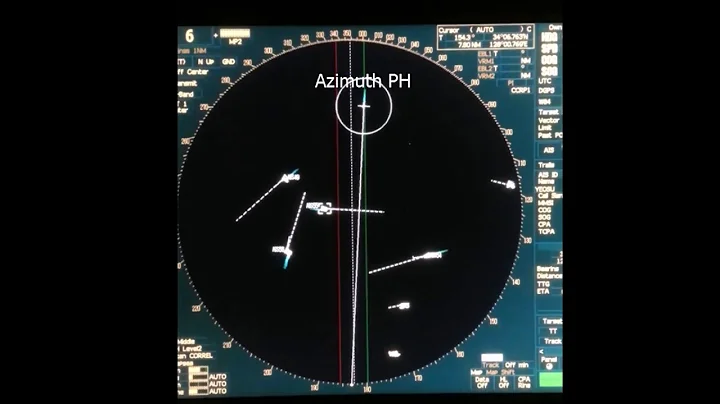 RADAR ARPA true and relative vectors