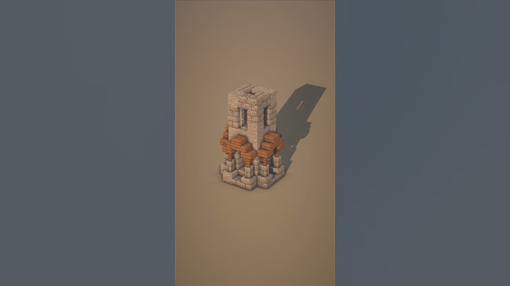 Medieval Castle Tower Quick Build #shorts #minecraft