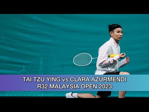 Badminton Malaysia Open 2023 Tai Tzu Ying vs Clara Azurmendi