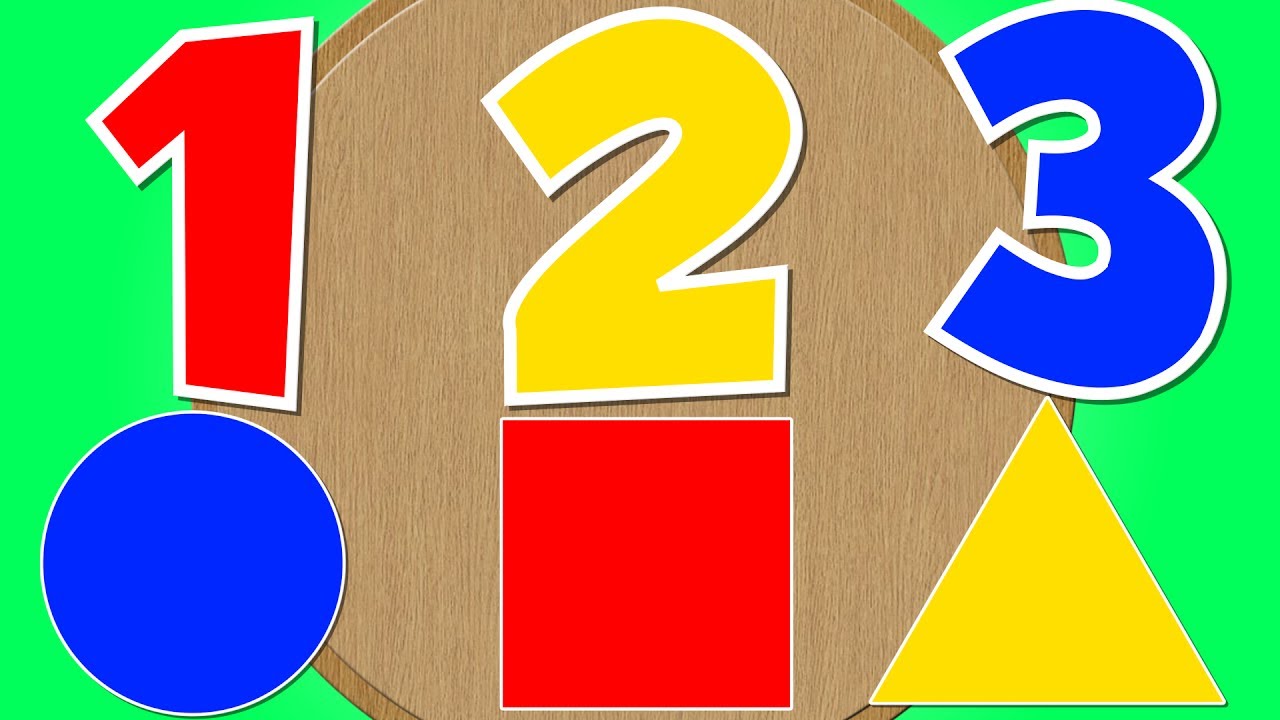 Learn Numbers And Shapes Educational Video Basic Learning For Kids