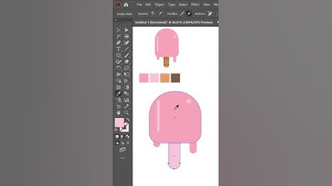Flat Design Ice Cream  | Illustrator CC Tutorial