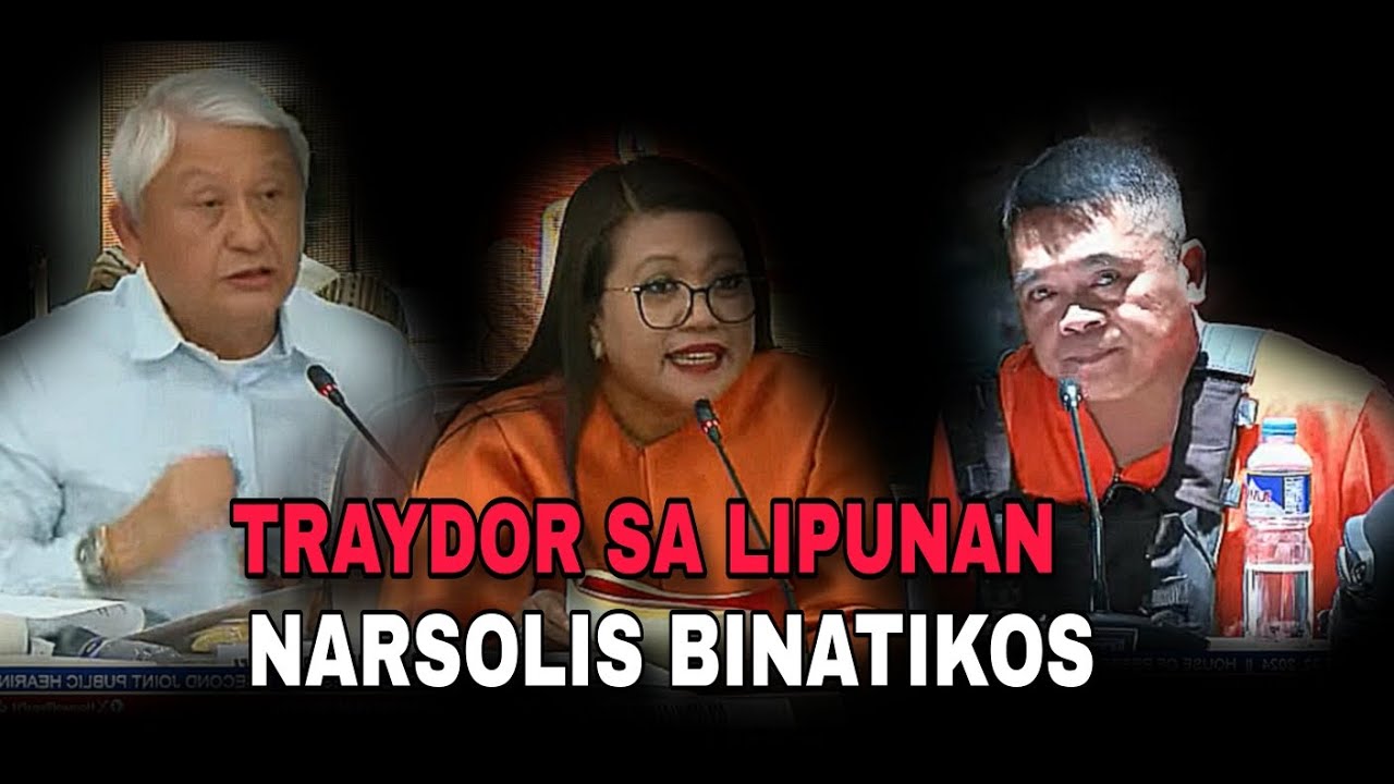TRAYDOR sa LIPUNAN! NARSOLIS KOMPIRMADO BINATIKOS sa COMMITTE - YouTube