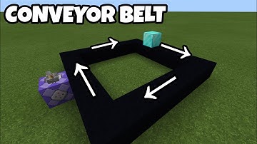 Conveyor Belt using Commands in Minecraft!!