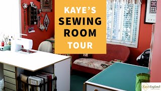 Kaye England&#39;s SEWING ROOM Tour 2021