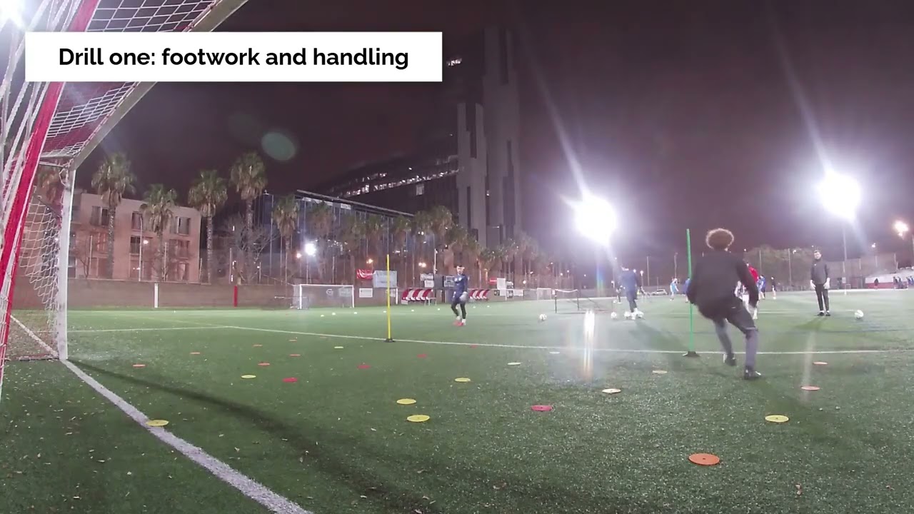 Footwork and Diving Technique | Elite Team Training in Spain | Full Goalkeeper Training