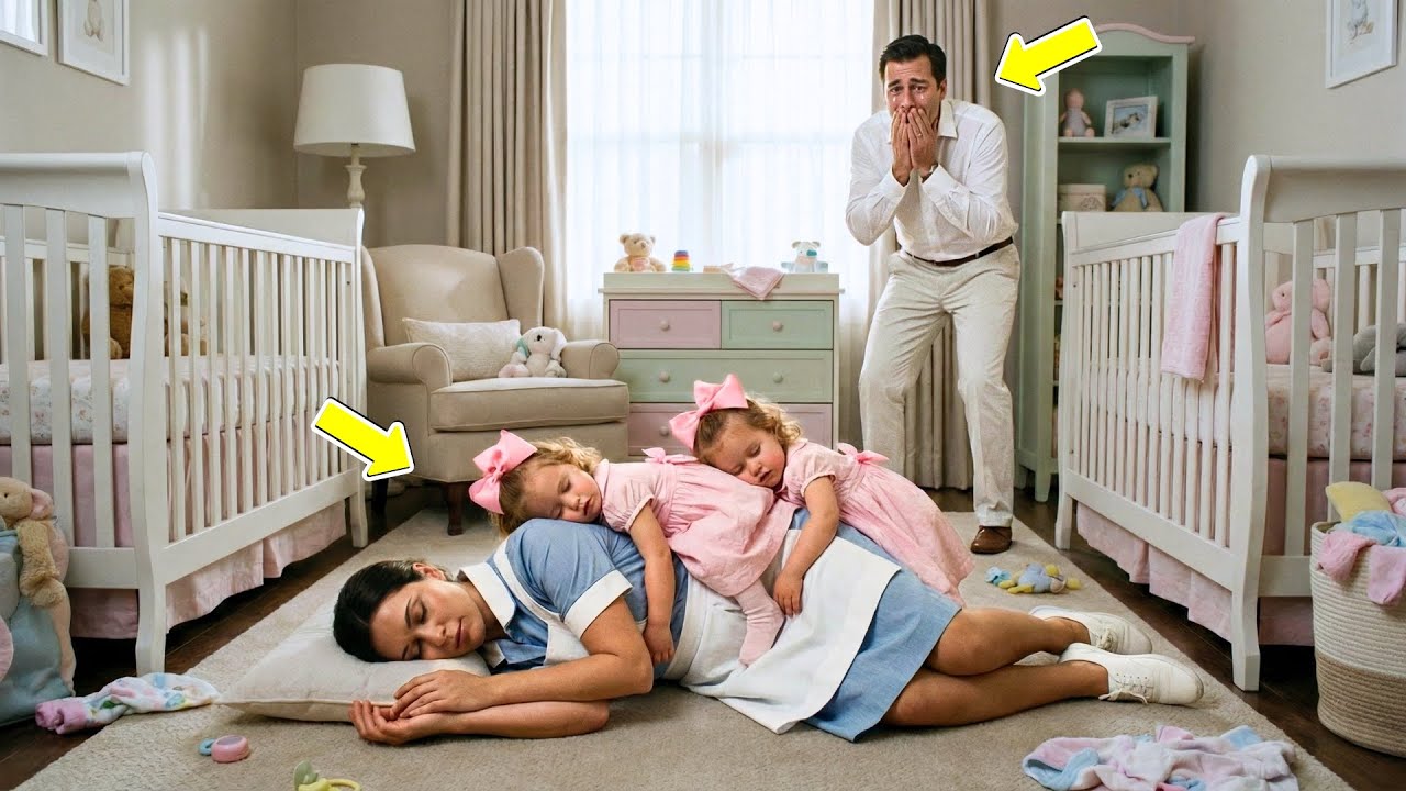 LAS GEMELAS DEL MILLONARIO VIUDO NO DORMÍAN, HASTA QUE LA NUEVA NIÑERA HIZO ALGO QUE CAMBIÓ TODO