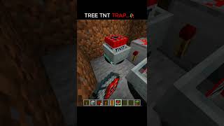 MINECRAFT TREE TNT TRAP 🥀