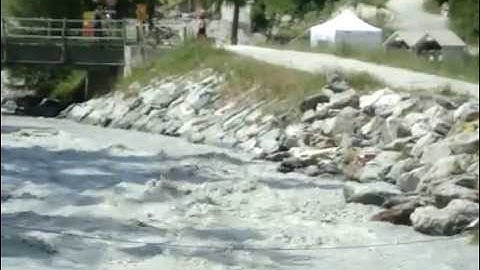 Watching the Water Flow Off the Swiss Mountains