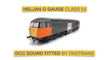 Heljan O Gauge Class 56 DCC Sound Fitted By Digitrains