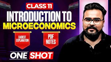 Introduction to Microeconomics class 11 ONE SHOT | GAURAV JAIN