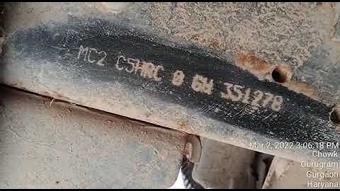 Eicher Pro 1095 XP Chassis number Location