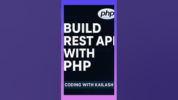 PHP REST API in 60 Seconds! in Hindi 🚀 | Coding with Kailash #php