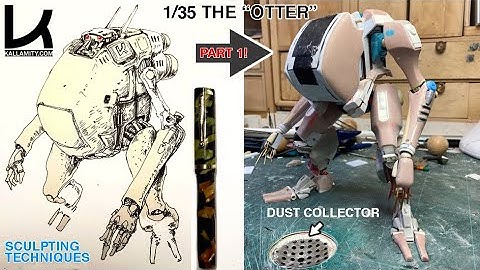 KALLAMITY 1/35 "The Otter"-Full Scratch Built Original Mech