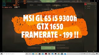 MSI GL 65 i5 9300h GTX 1650 Valorant Gameplay