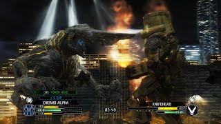 PACIFIC RIM THE VIDEO GAME - STRIKER EURICA & CHERNO ALPHA vs SCUNNER & KNIFEHEAD