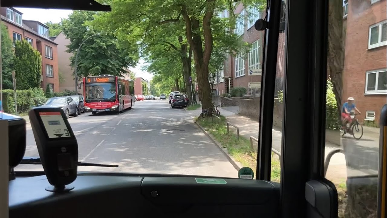 Hochbahn Hamburg | Linie 8 | S Poppenbüttel nach U Wandsbek Markt | Mercedes Benz Citaro 2