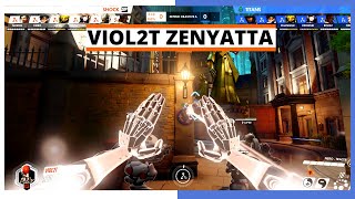 VIOL2T ZENYATTA POV | SF Shock vs Vancouver Titans | OWL Season 2021 Countdown Cup