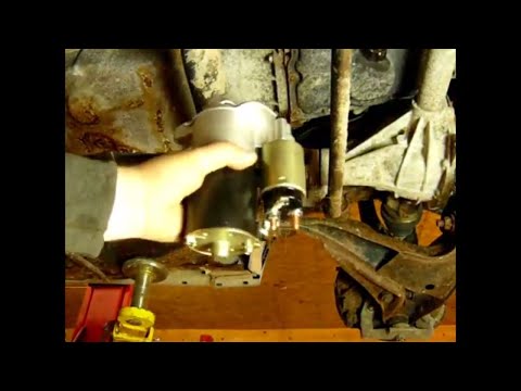 How to replace starter in a Ford explorer