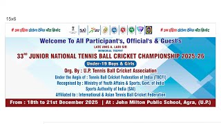 33 RD junior national tennis cricket champion ship 2025 /26 day 4 screenshot 5