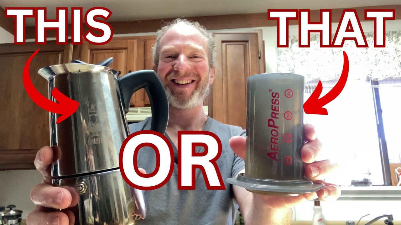 Aeropress Original Coffee Maker versus Bialetti Musa Espresso Maker