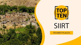 Top 10 Best Tourist Places to Visit in Siirt | Turkey - English Resimi