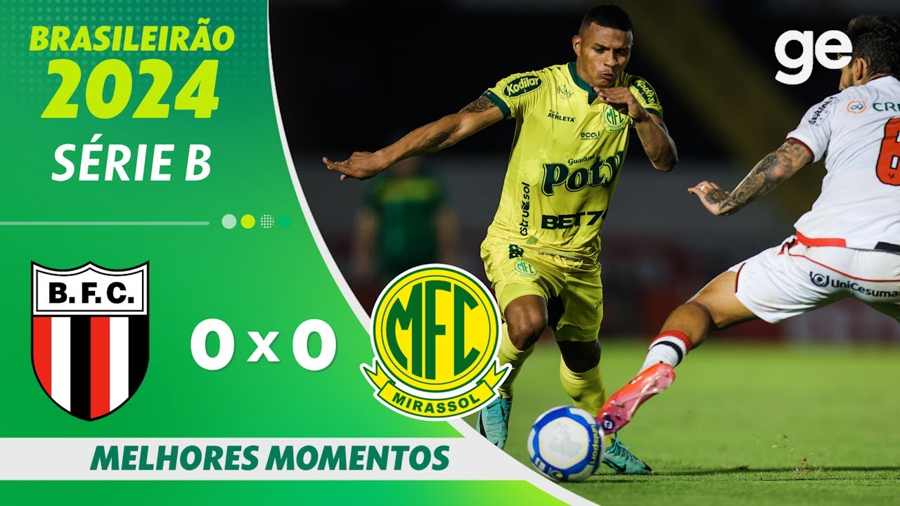 BOTAFOGO-SP 0 X 0 MIRASSOL | MELHORES MOMENTOS | 3ª RODADA BRASILEIRÃO ...