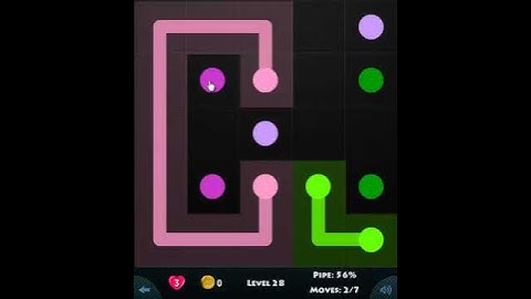 GREEN PACK LEVEL 28 - FLOW GAME ON FACEBOOK Connect the dots