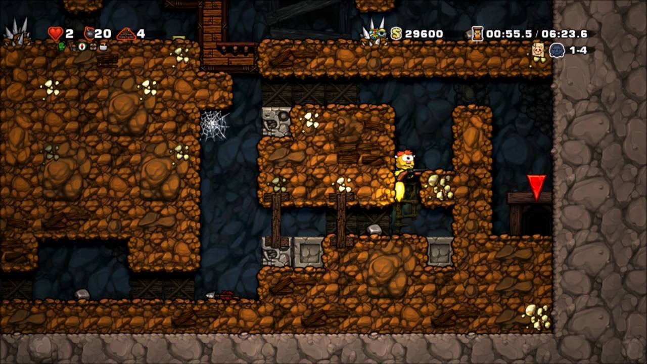 Spelunky Daily Challenge 7/22/16? Spaceship Ball and Chain YouTube