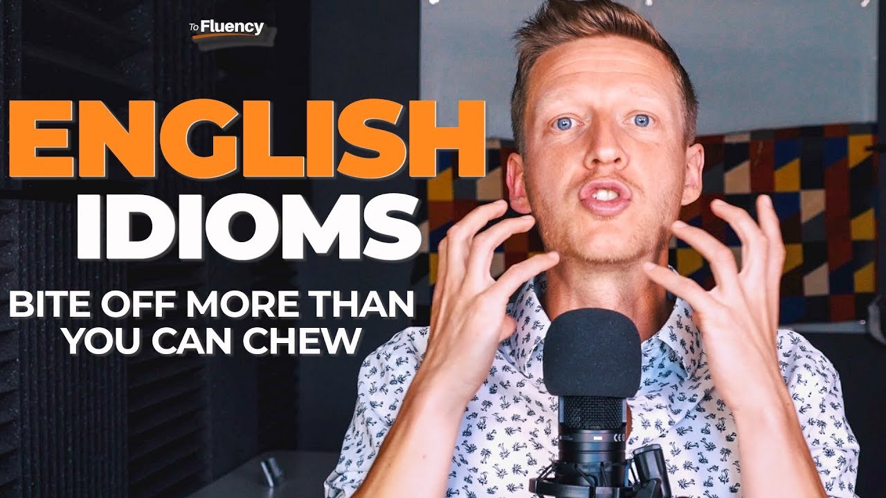 Have you bitten off more than you can chew? (English Idioms) english listening practice application
