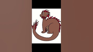 First attempt small spiky Dragon  - testing out Deviantart tutorials and little exercises