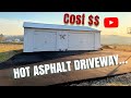 ASPHALT DRIVEWAY COST!?.. Dream Garage Build Ep.7