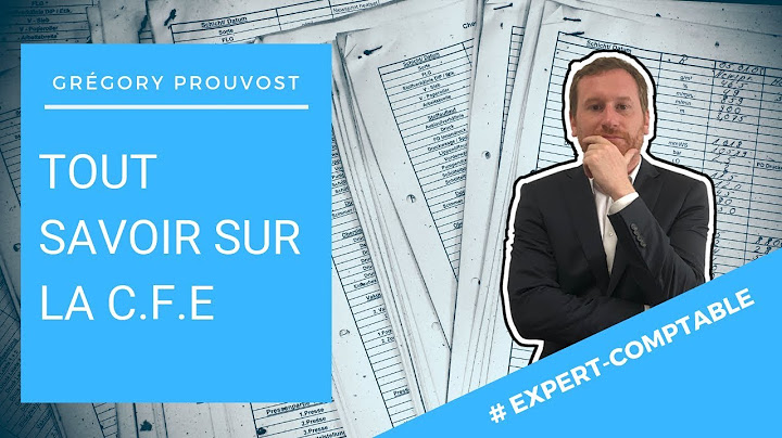 [COMMENT CALCULER LA CFE?] - Conseil d'expert comptable