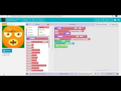 Scale, rotate, debug, visible block codes I Tutorial-5 I Game Lab I Code.org