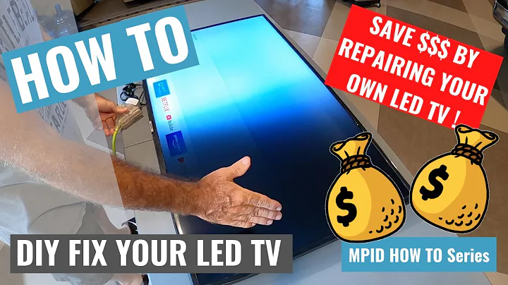 HOW TO FIX SAMSUNG TV WITH BLACK SCREEN (TV Disassembly & Fix)