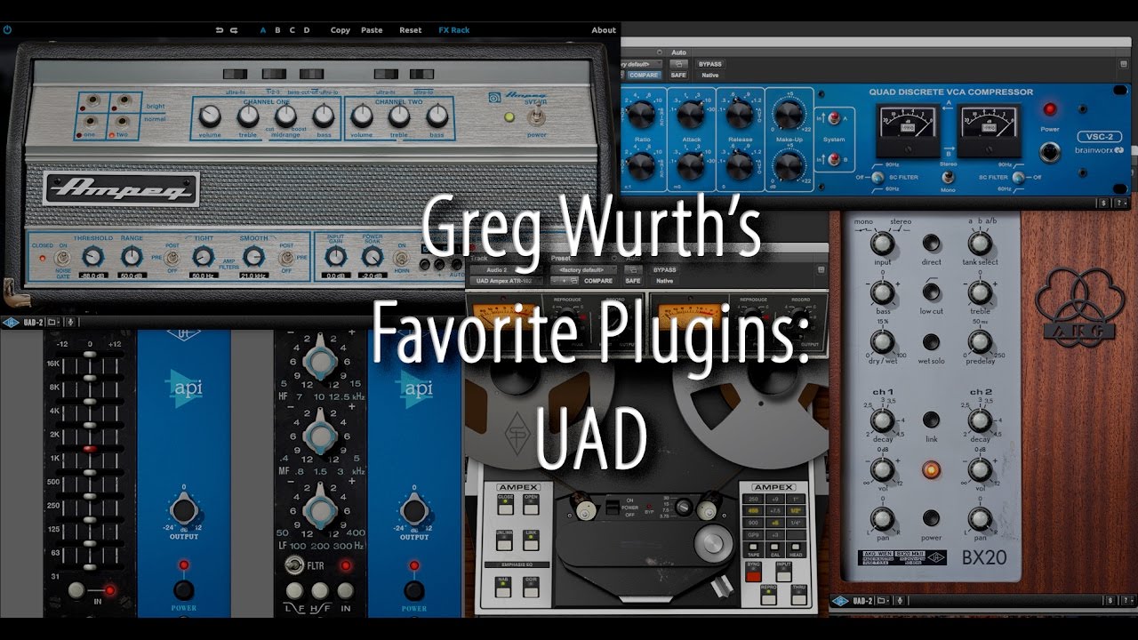 在 YouTube 上观看 Greg Wurth's Favorite Plugins: UAD 在 YouTube 上观看 Greg Wurth's Favorite Plugins: UAD