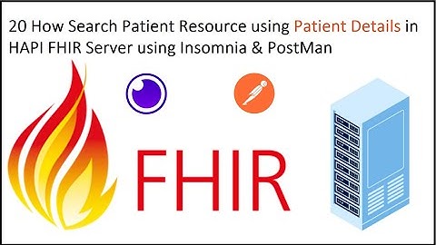 20 How Search Patient Resource using Patient Details in HAPI FHIR Server using Insomnia & PostMan