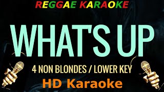 What's Up (Reggae) - 4 Non Blondes (HD Karaoke Lower Key)