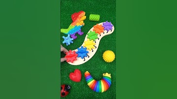 ASMR Sorting Color🎨 🐛🌈 #asmr #colorsorting #colors