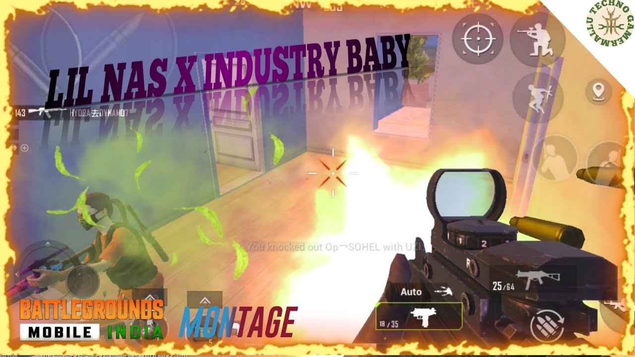 LIL NAS X INDUSTRY BABY | BGMI MONTAGE • MALAYALAM°MTG° 