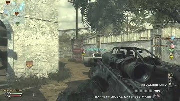 Mw3 - Awsome 10 Kill Feed w/ BARRET