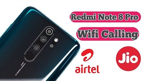 Redmi Note 8 Pro Wifi Calling | VoWIFI | Wifi Calling | Jio & Airtel Wifi Calling | Vowifi In Redmi